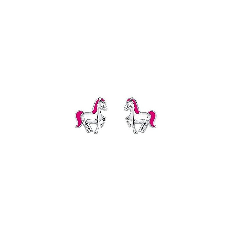 Fine Børne Ørestikker – 925 Sterling Sølv – Pony Design