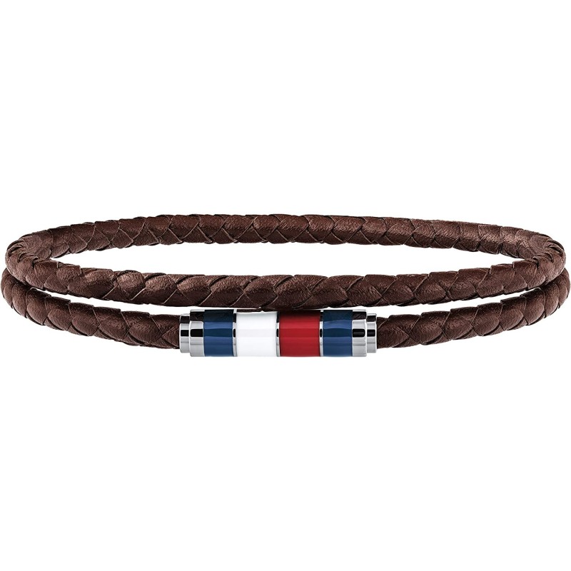 Smart Flettet Tommy Hilfiger Herre Armbånd - Brun