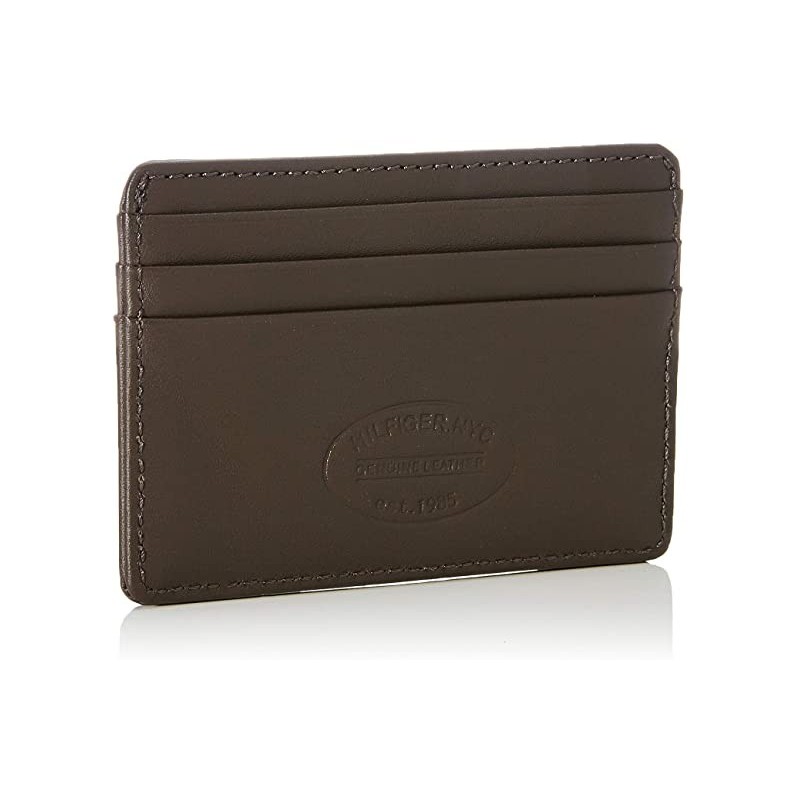 Tommy Hilfiger Eaton CC Læder Kreditkort Holder - Flere Farver