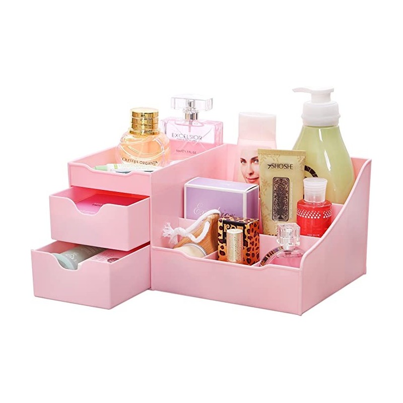 Flot Makeup Organizer Inkl. Skuffer – Flere Farver