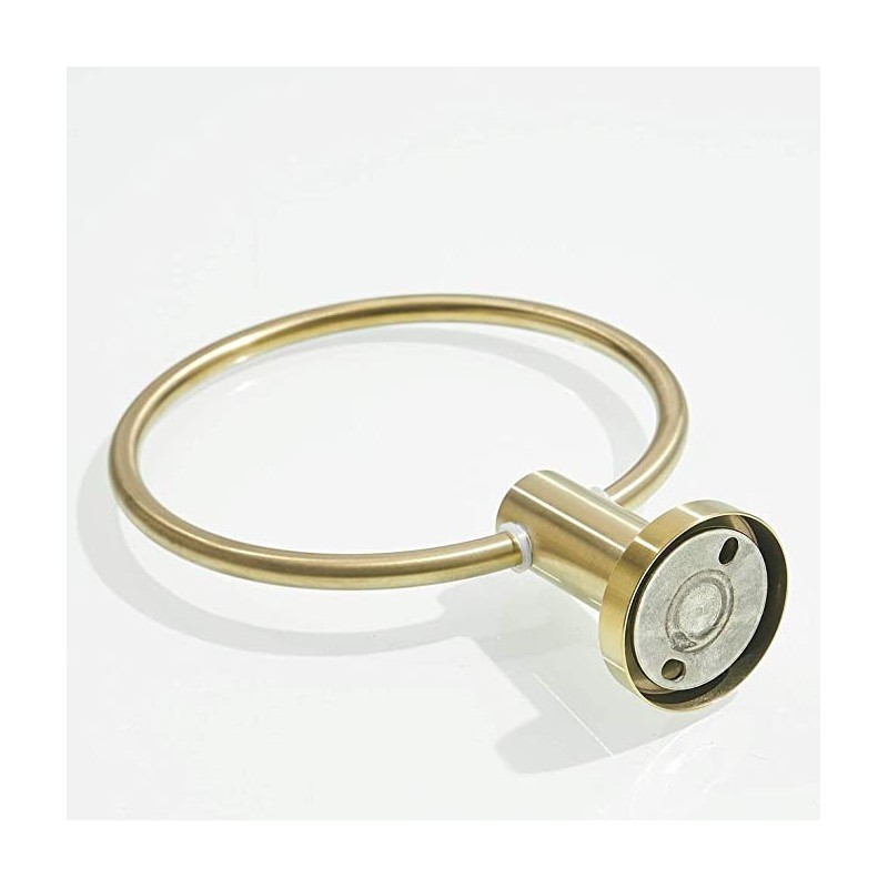 Stilfuldt Badeværelse Tilbehør - Håndklæde Ring Holder - Guld