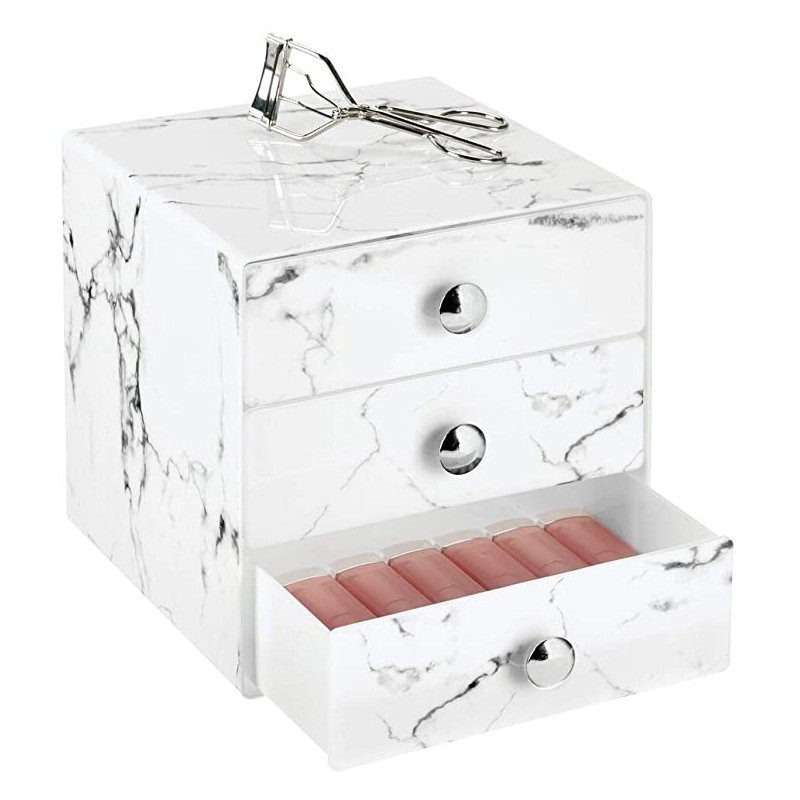 Moderne Makeup Opbevaring & Organizer - Marmor