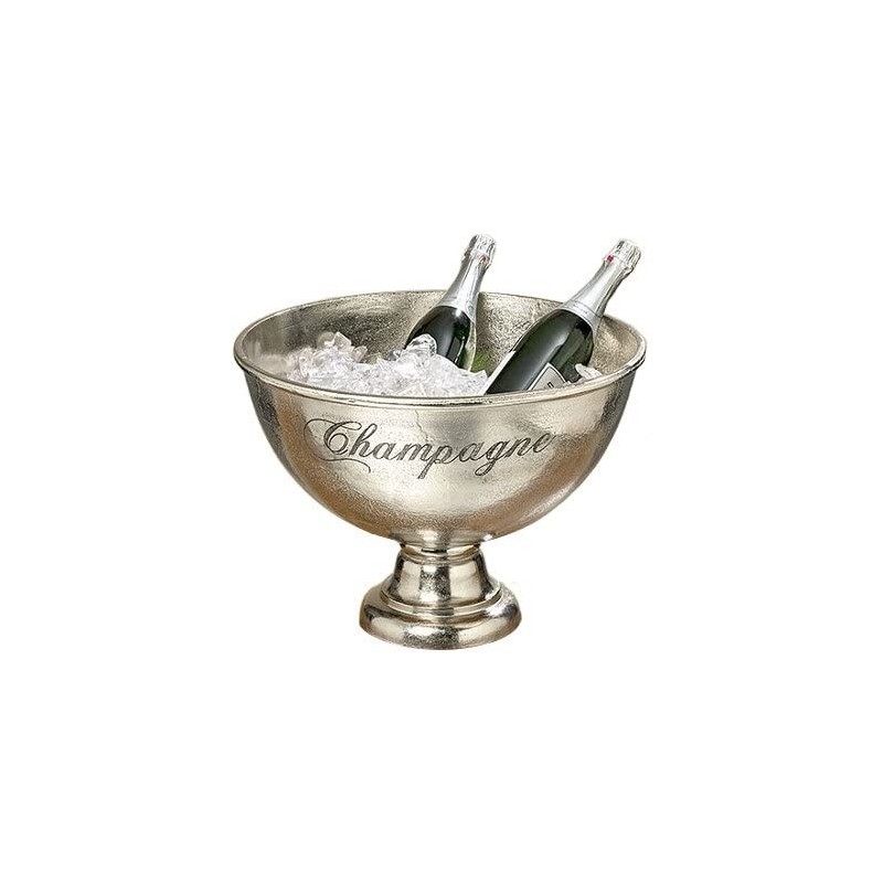 Fransk Bistro Champagne Bowl – Vintage Design - Aluminium