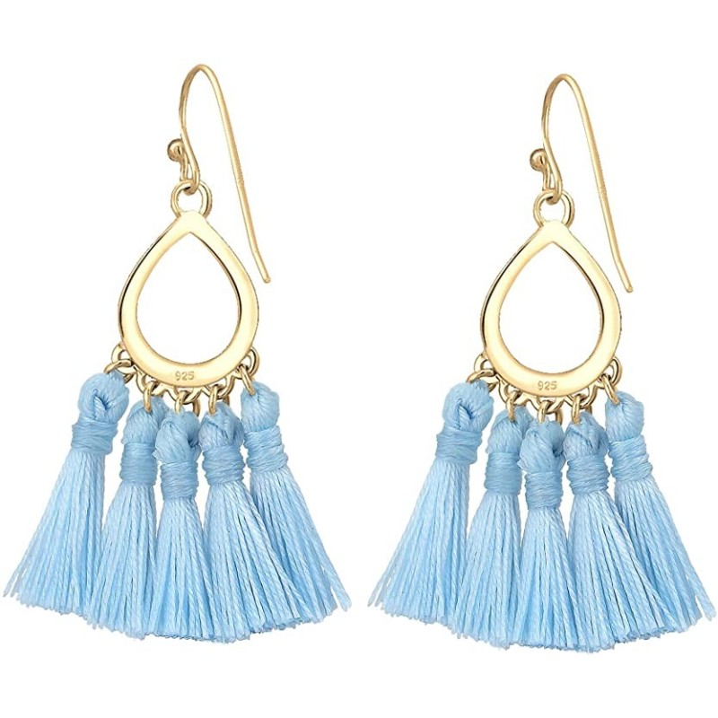 Tassel Øreringe – 925 Sterling Sølv – Boho Design