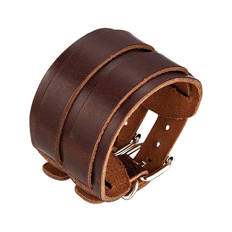 Moderne Læder Herre Armbånd - Flere Farver
