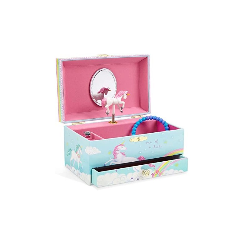 Charmerende smykkeskrin m. Skuffe - Multi