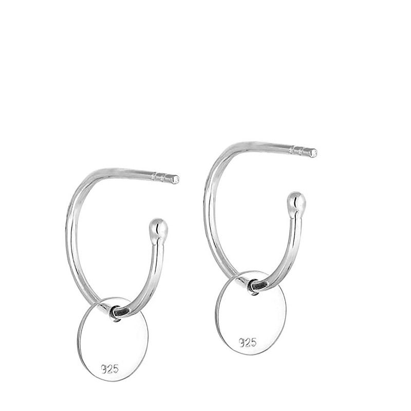 Creol Sterling Sølv Øreringe - Charm Design – Flere Farver
