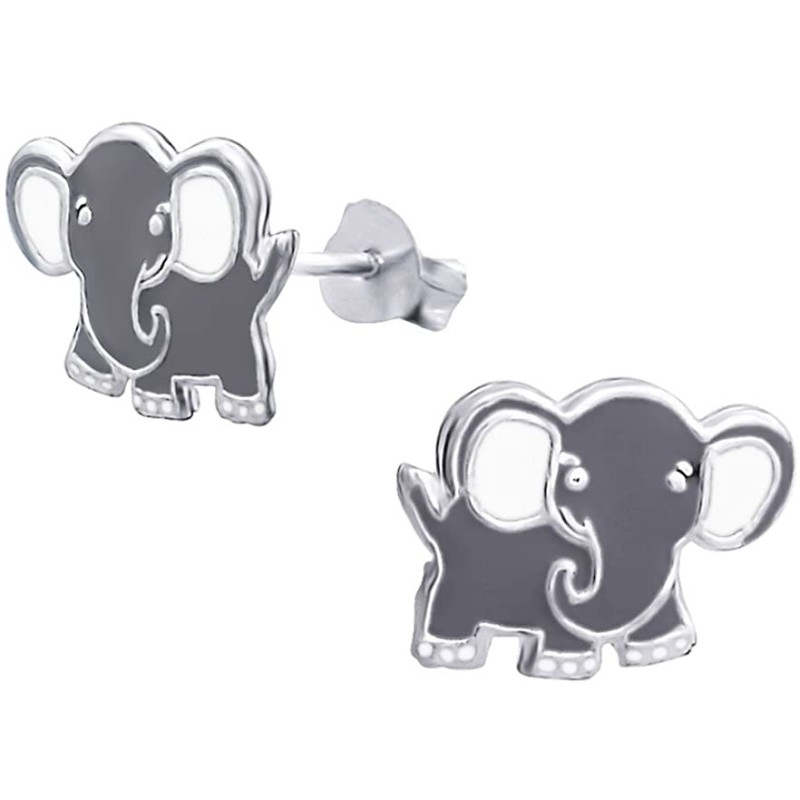 Baby Elefant Ørestikker – 925 Sterling Sølv