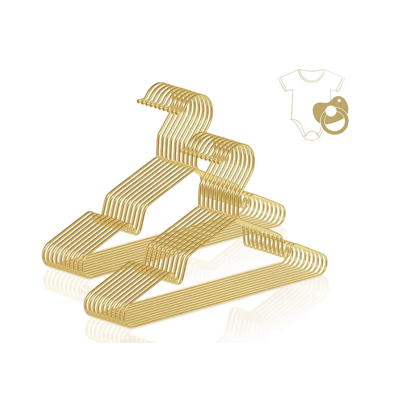 Moderne Børnebøjler - 20 Stk. - Guld