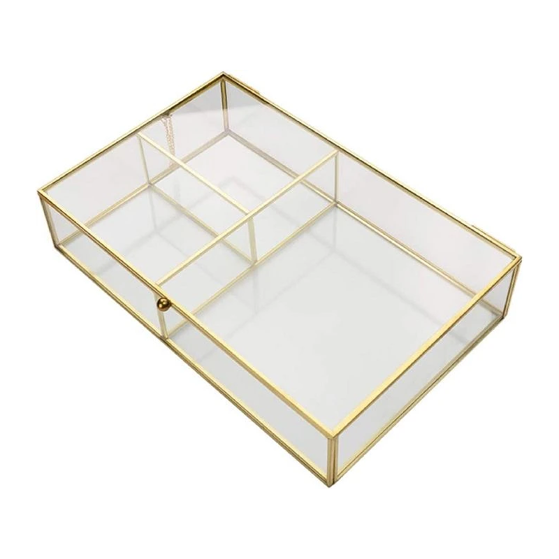 Moderne Trivi Smykke Opbevarings Display & Organizer - Guld