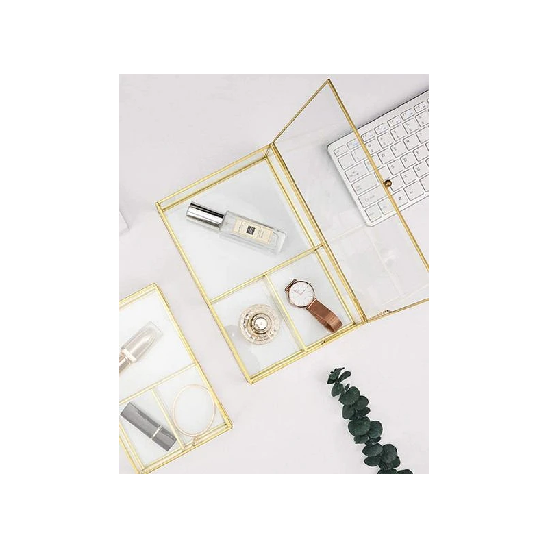 Moderne Trivi Smykke Opbevarings Display & Organizer - Guld