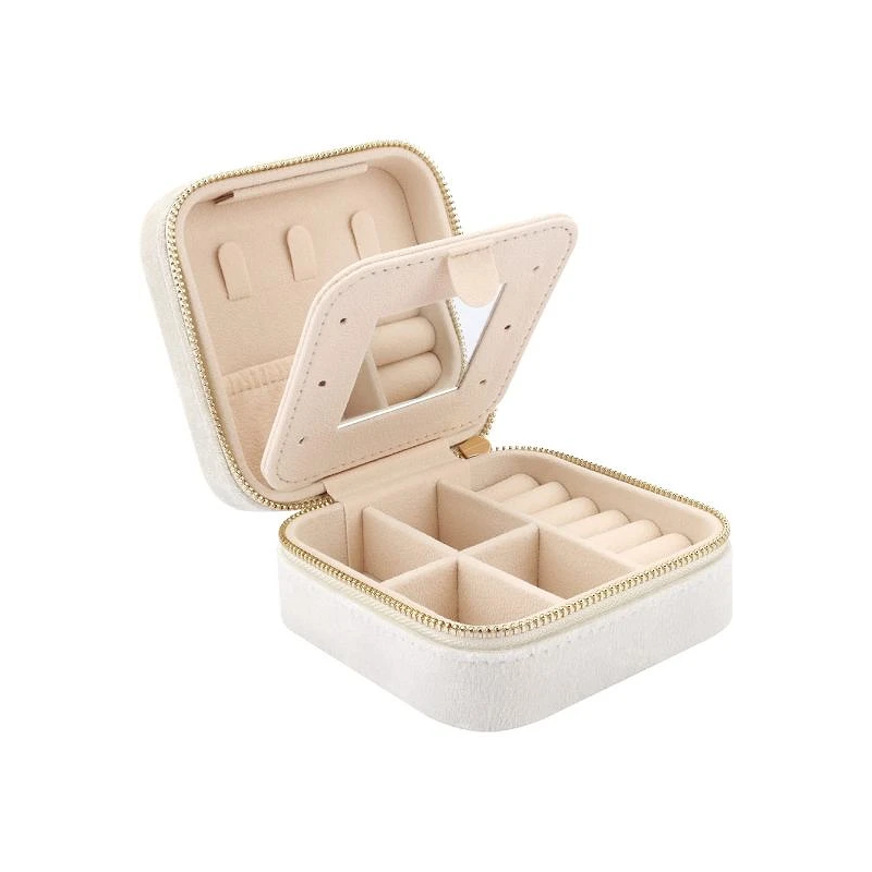 Mini Rejse Smykke Organizer & Opbevaringsæske – Flere Farver