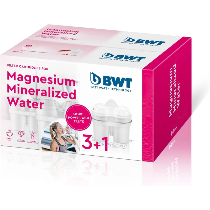 BWT Vandfilter Refill - 4 x Filtre - Vida Model