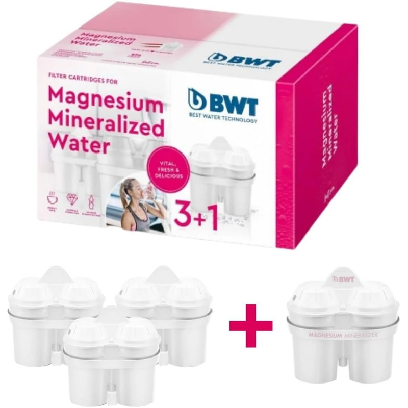 BWT Vandfilter Refill - 4 x Filtre - Vida Model