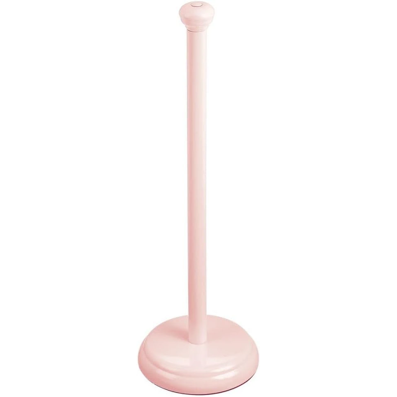 Praktisk Klassisk Fritstående Toiletrulle Holder - Lyserød