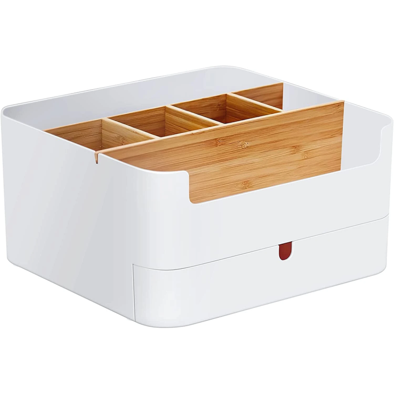 Multifunktionel Make-up Organizer - Hvid