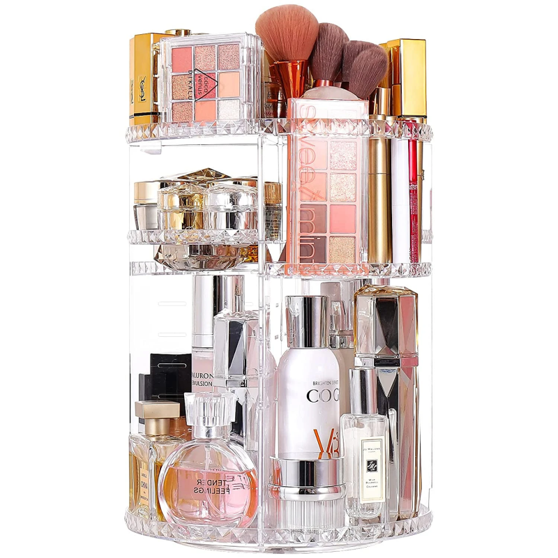 Drejbar Akryl Makeup Opbevaring - Akryl