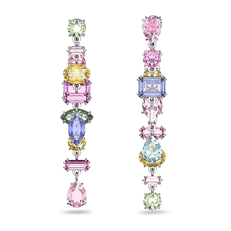 Elegante Gema Design Ørestikker - Ægte Swarovski Krystal