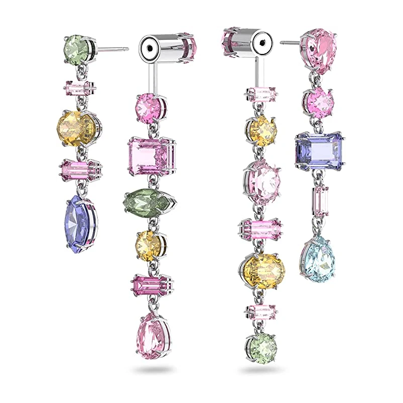 Elegante Gema Design Ørestikker - Ægte Swarovski Krystal