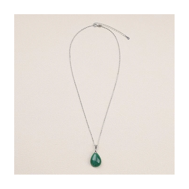 Smuk Jade Halskæde til at fuldende dit look - 925 Sterling Sølv