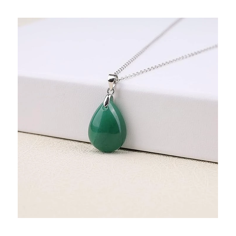 Smuk Jade Halskæde til at fuldende dit look - 925 Sterling Sølv