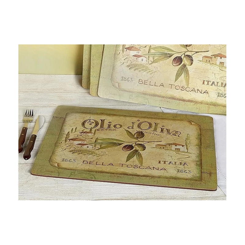 Luksuriøse Vintage Dækkeservietter - Bella Toscana