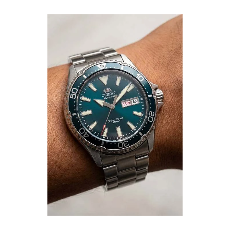 Orient Kamasu Herreur - Sports RA-AA0004E19B - Grøn Mako III
