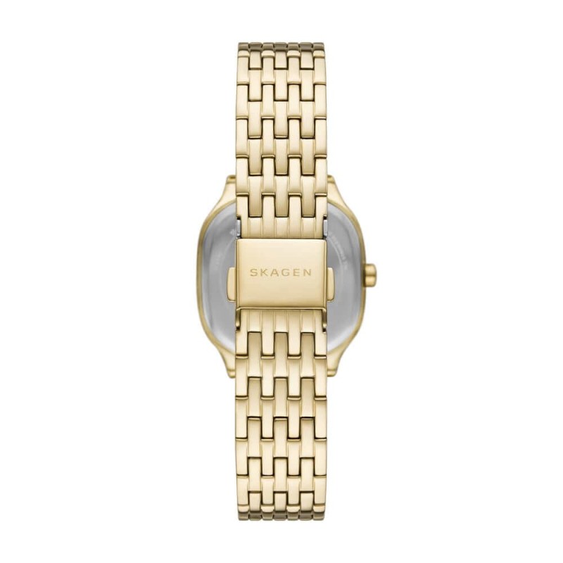 Skagen Damen Analog Quarz Uhr mit Edelstahl Armband SKW3162