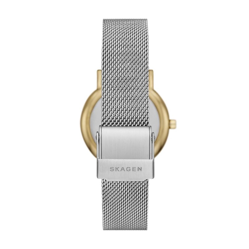 Skagen Damenuhr Signatur Lille 2-Zeiger-Werk Edelstahl goldfarben, SKW3153SET
