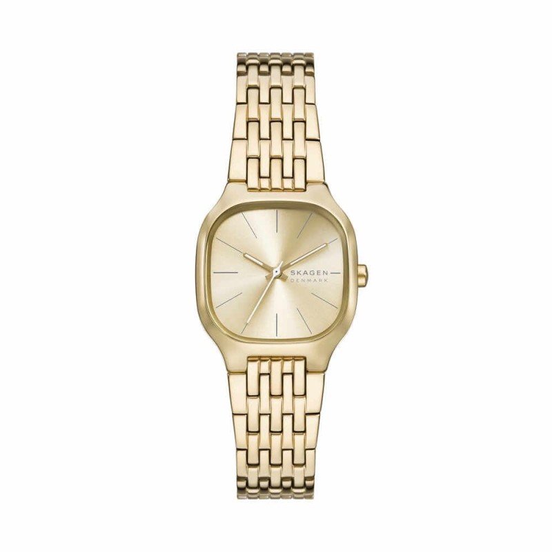 Skagen Damen Analog Quarz Uhr mit Edelstahl Armband SKW3162