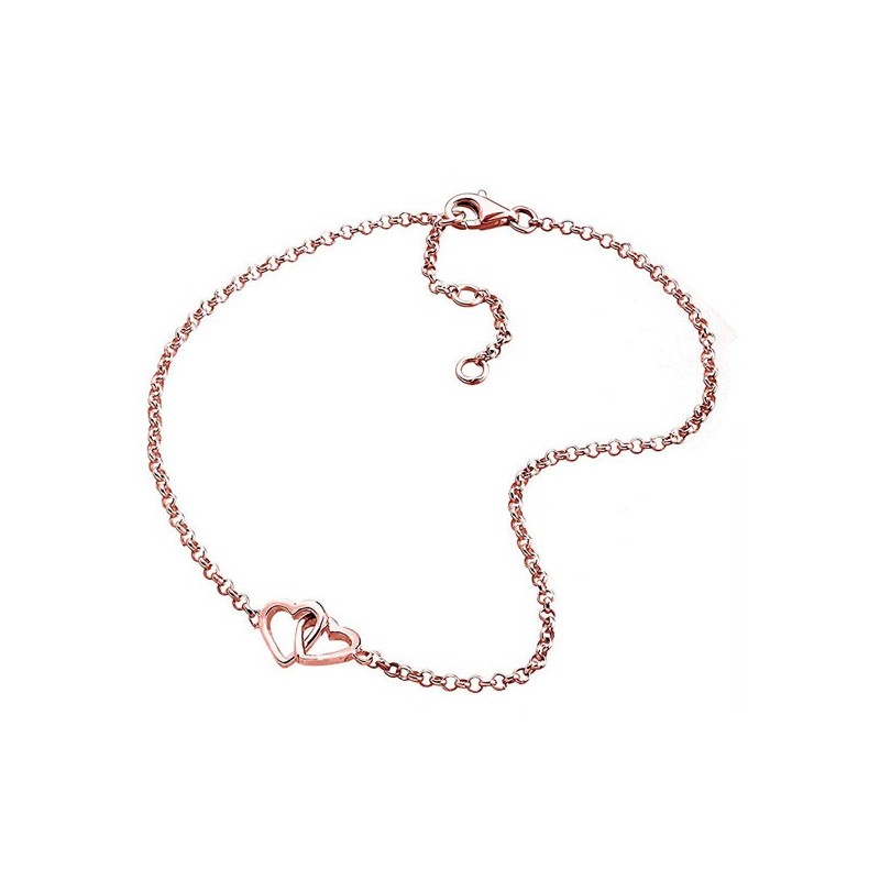 Moderigtig Ankel Kæde – 925 Sterling Sølv – 25 cm.