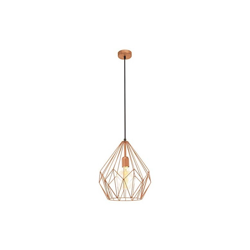 Loftlampe – Vintage Design – Kobberbelagt Stål