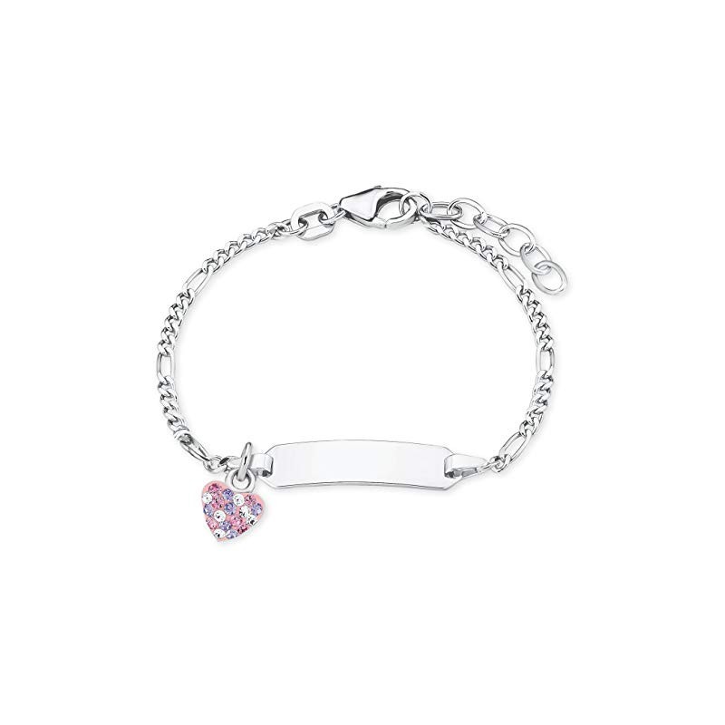 Pige ID Armbånd – 925 Sterling Sølv – 12 cm.