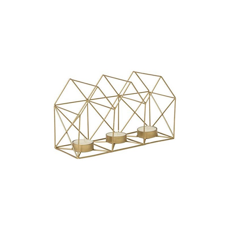 Firefly House Dekoration – Fyrfadslys Holder - Guld