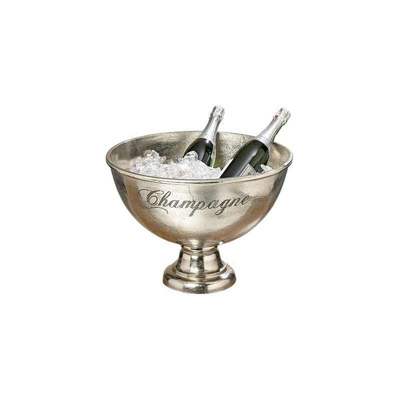 Fransk Bistro Champagne Bowl – Vintage Design - Aluminium