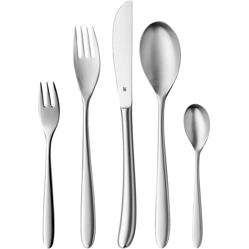 WMF Silk Bestiksæt 6 Personer – 30 Dele – Rustfrit Ædelstål