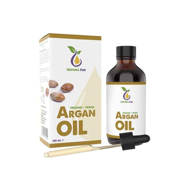 100% Økologisk Vegansk Argan Olie - 120 ml.