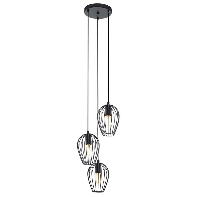 Vintage Newtown Design Pendellampe - Sort