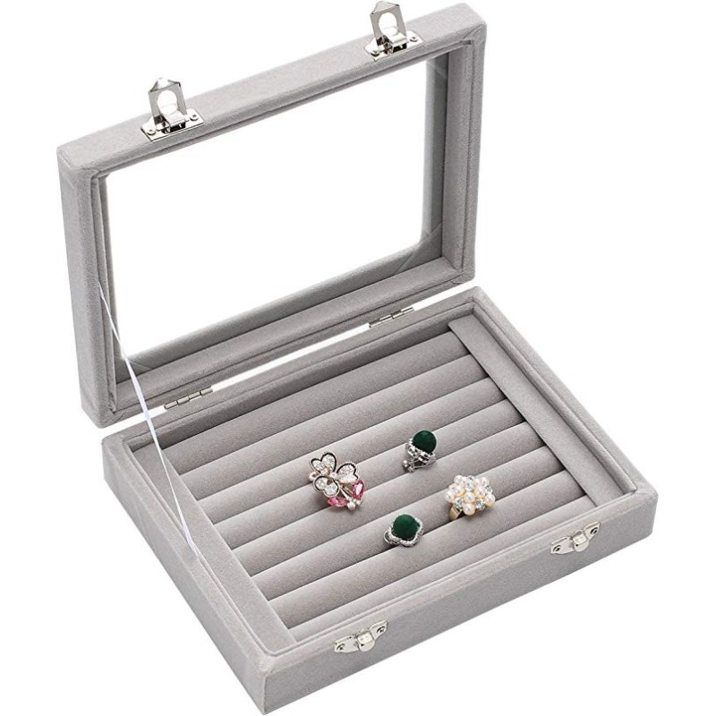 Moderne Opbevaring & Display Til Fingerringe – Flere Farver
