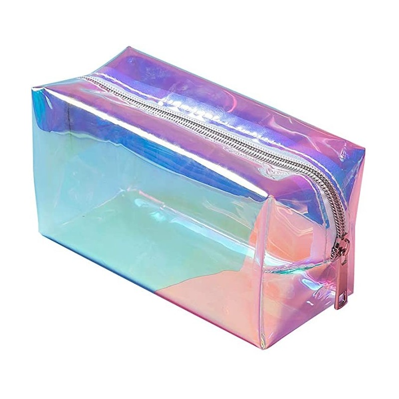 Moderne Lille Makeup Pung – Holografisk Design 
